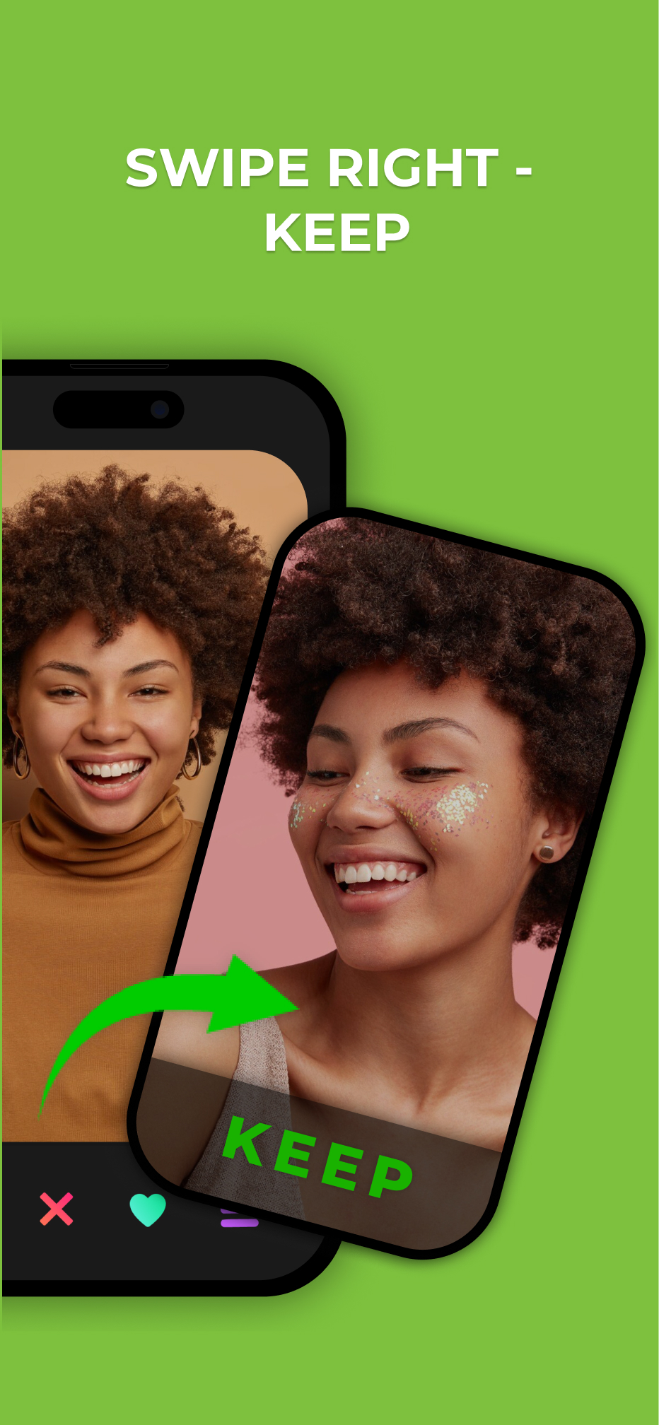Swipe Photo Cleaner screenshot showing deletion review and confirmation screen